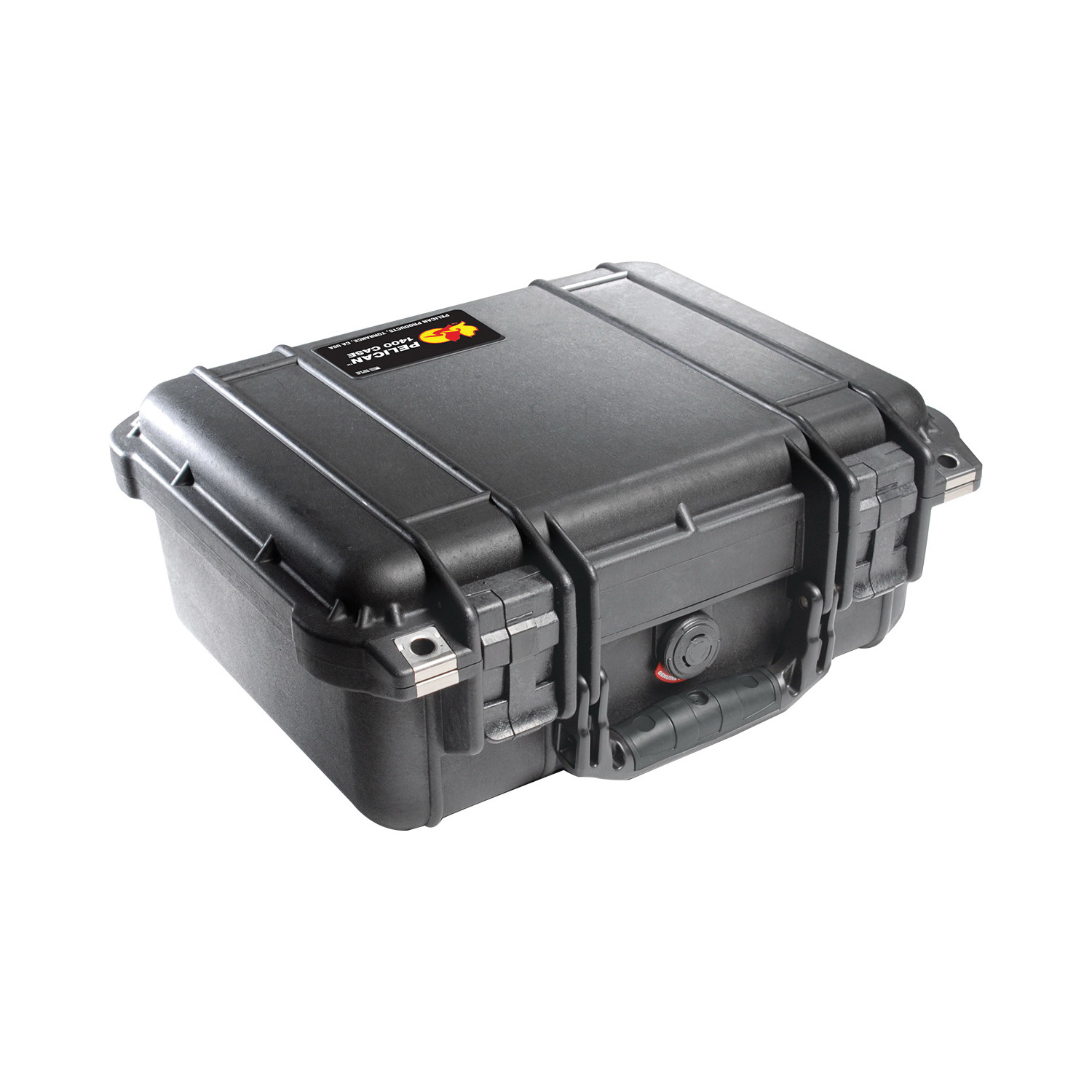 Pelican 1400WF Protector Case with Polyurethane Foam, 13.37 in L, 11.62 in W, 6 in H, Polypropylene, Black - 3