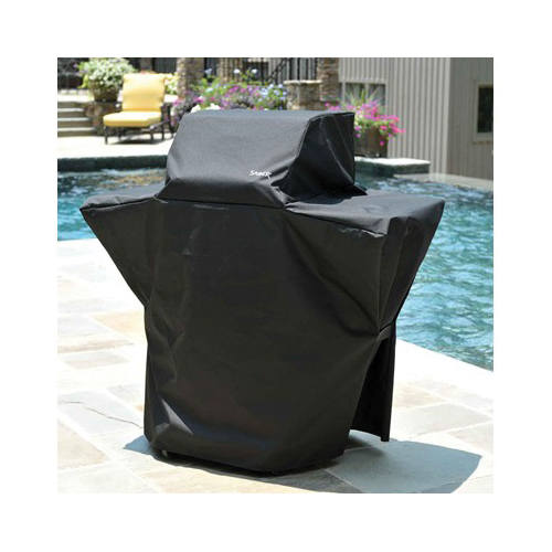 Saber A33ZZ0112 Grill Cover, 48-1/2 in W, 26 in D, 48 in H, Polyester, Black - 2