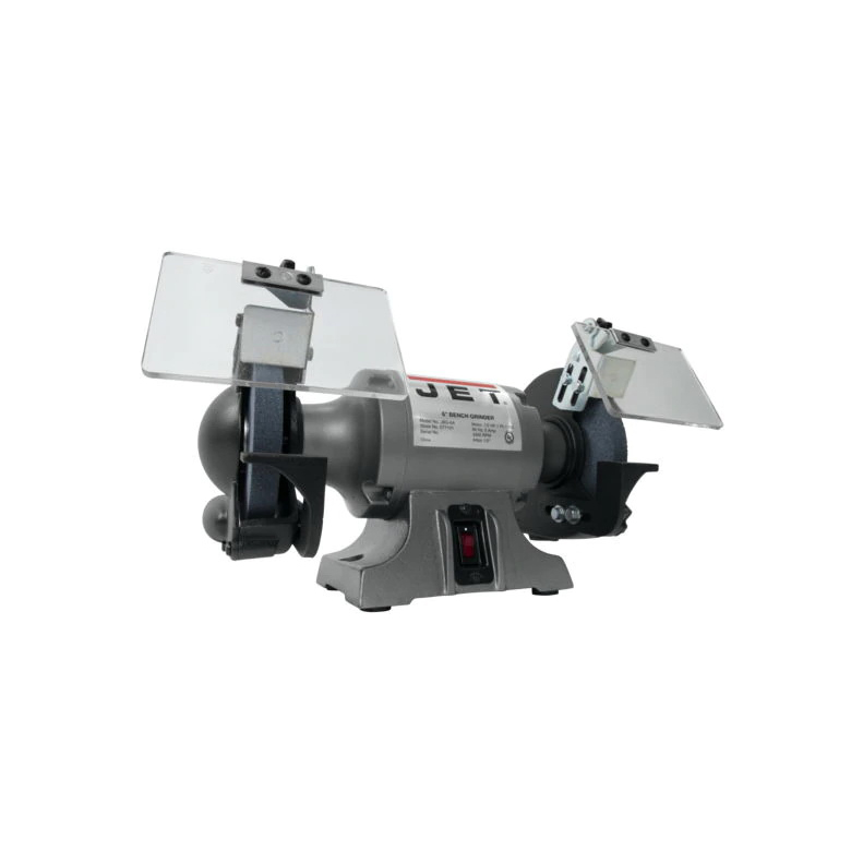 JET 577101 Bench Grinder, 115 V, 5 A, 118 W, 6 in Dia Wheel, 3450 rpm Speed - 4