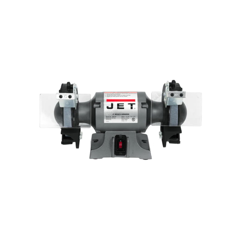 JET 577101 Bench Grinder, 115 V, 5 A, 118 W, 6 in Dia Wheel, 3450 rpm Speed - 5