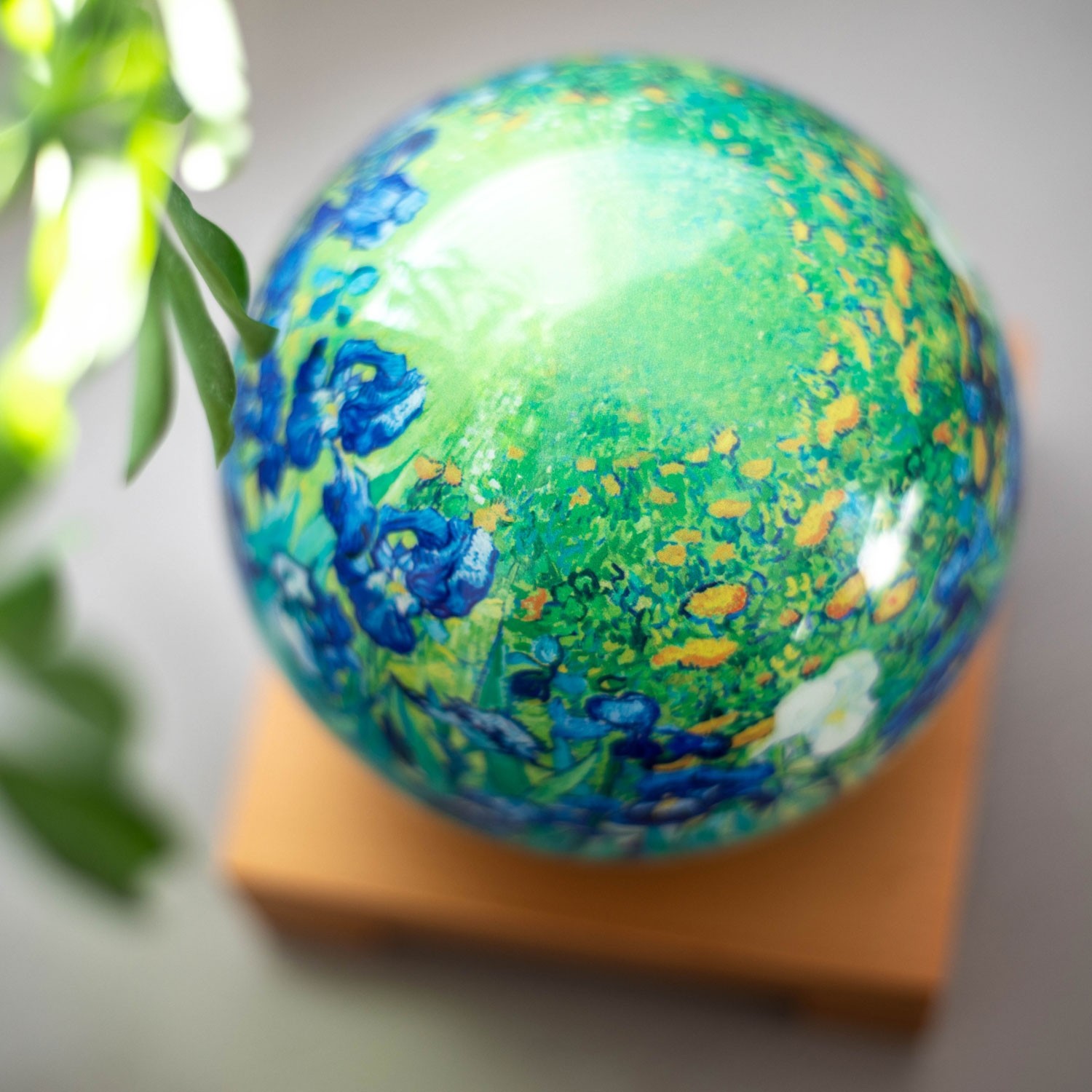 MOVA Globes MM-IRISES Globe, 4 in Dia Globe, Acrylic, Multi-Color - 4