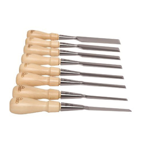 STANLEY Sweetheart 750 Series 16-793 Chisel Set, 8-Piece, Steel/Wood, Chrome - 4