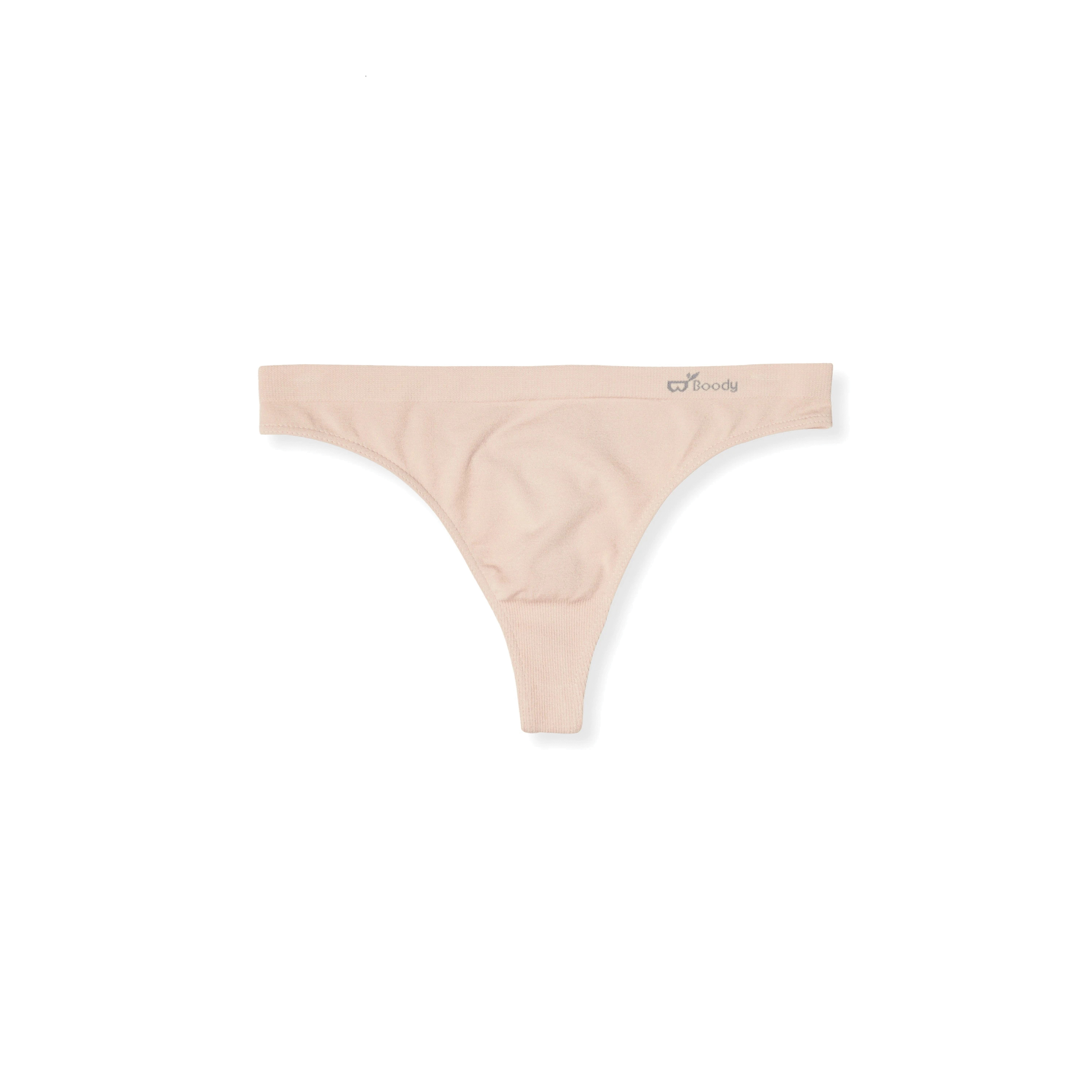 Boody GSNUML G-String, M, Nylon/Spandex/Viscose, Nude, 27 to 30 in - 3