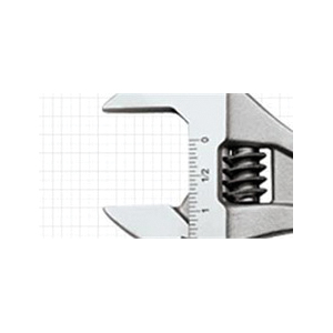 Channellock 808PW Adjustable Wrench, 8.21 in OAL, 1.34 in Jaw, Chrome Vanadium Steel - 5