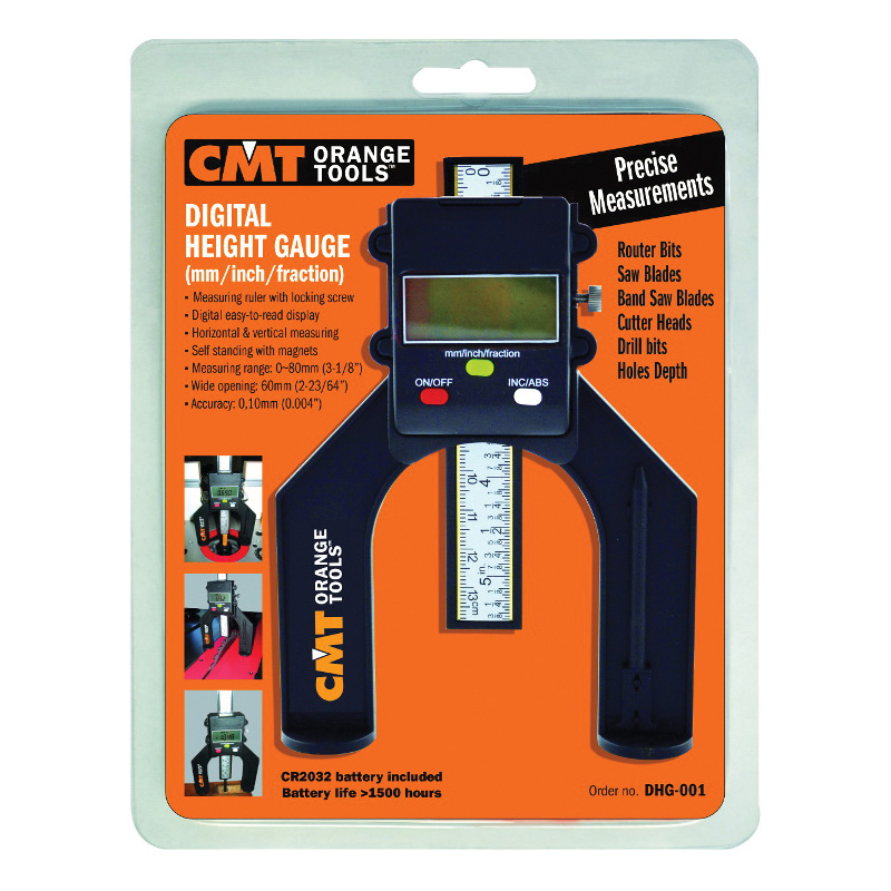 CMT DHG-001 Height Gauge, Functions: Height, 0 to 3 in, Digital Display - 2