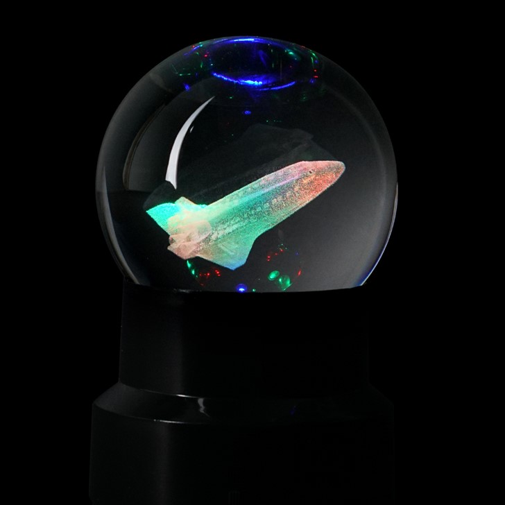 Dynasty Gallery 51208-SS Crystal Sphere, 3 in W Dimensions, Internal Light - 2