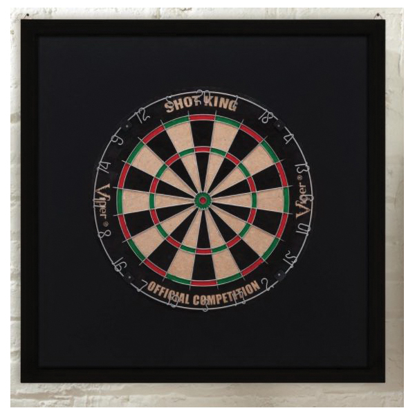 Viper 41-0602 Dartboard Backboard, MDF, Black - 2