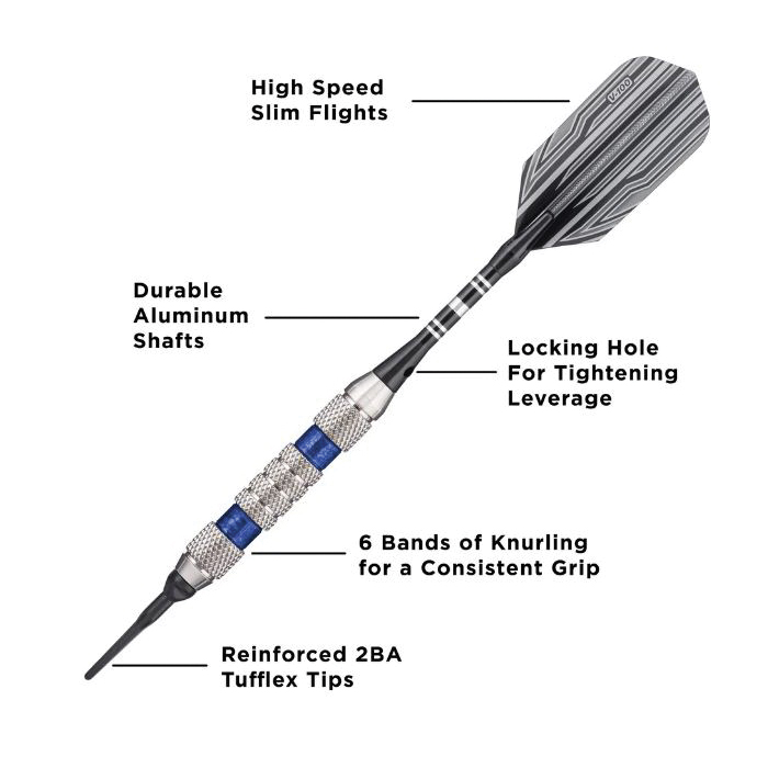 Viper 20-2111-18 Dart, Aluminum/Nickel, Silver - 2