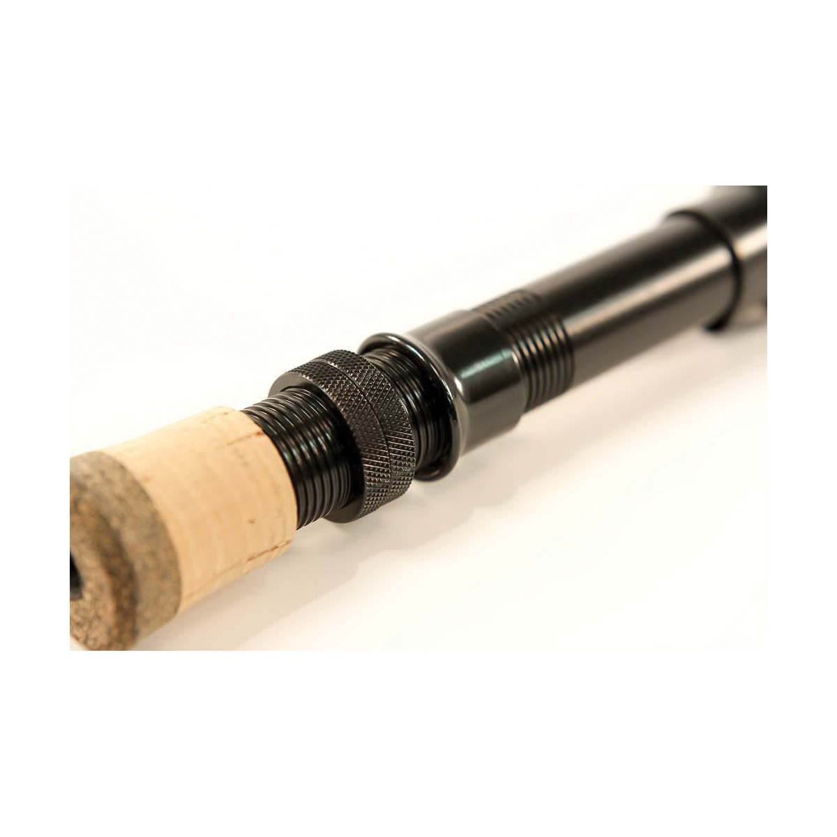 Maxxon Outfitters MO 76V5-4 Versa Fly Rod, 7 ft 6 in OAL, F Handle, Carbon Graphite, Black/White - 5
