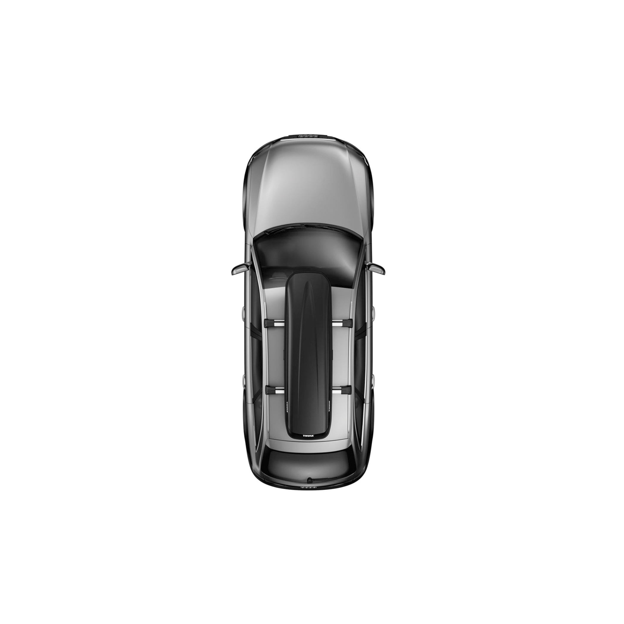 Thule 613 Pulse Alpine Cargo Box, 110 lb Capacity, 88-1/2 in L, 25-1/2 in W, Black - 2