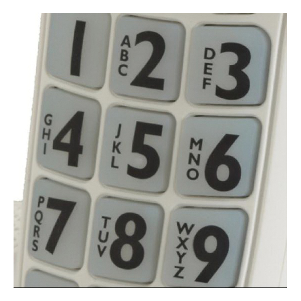 Clarity D712 53712.000 Cordless Phone with Answering Machine, 100 Name Input, Tone Pulse/Tone - 3
