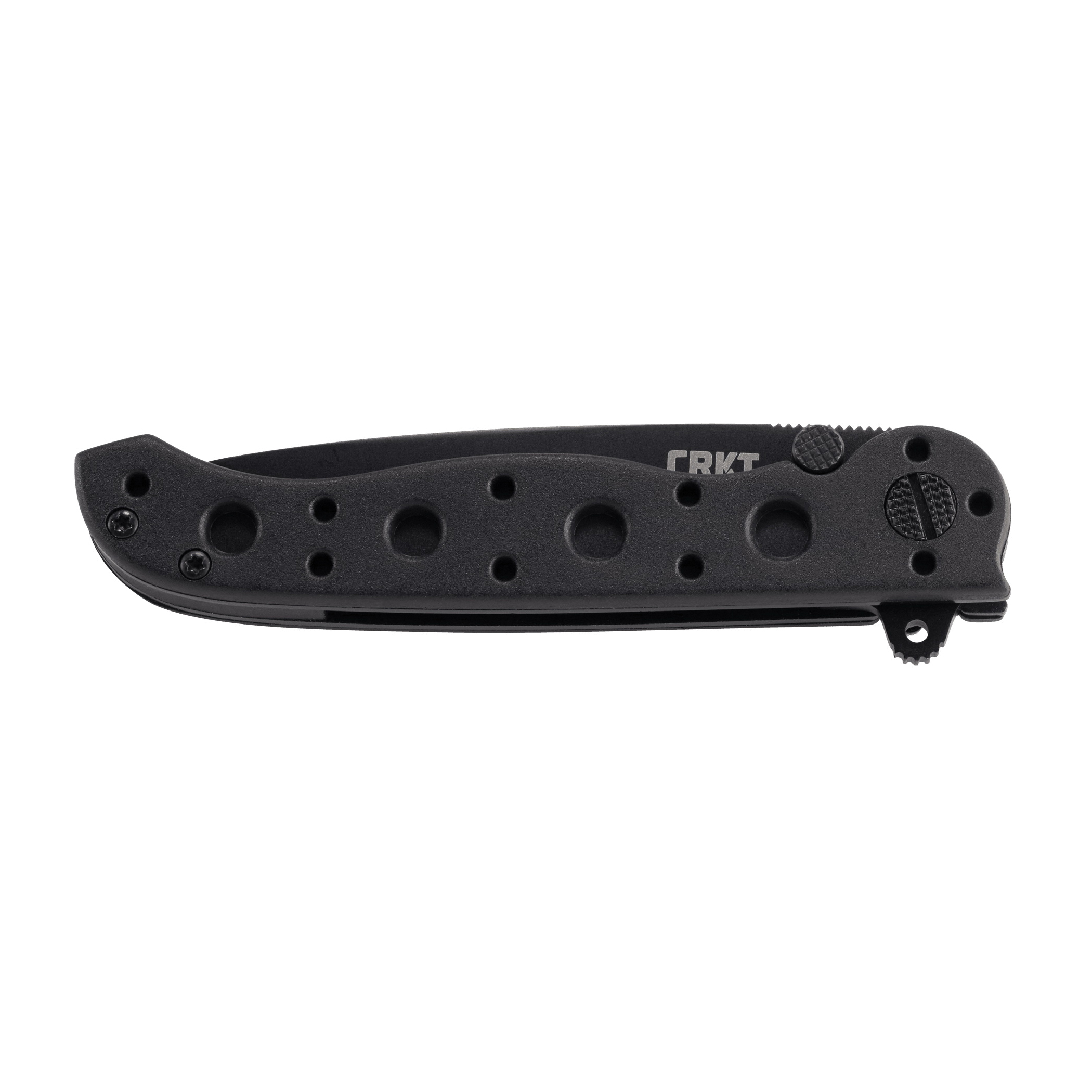 Endorser M16-10KZ Tanto Folding Knife, 3 in L Blade, High Carbon Steel Blade, Black Handle - 4