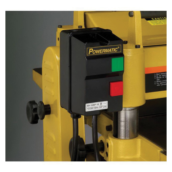 Powermatic 1791213 Planer, 230 V, 30 A, 3, 1/4 in Max Cut D, 14-7/8 in Max Cutting W - 3