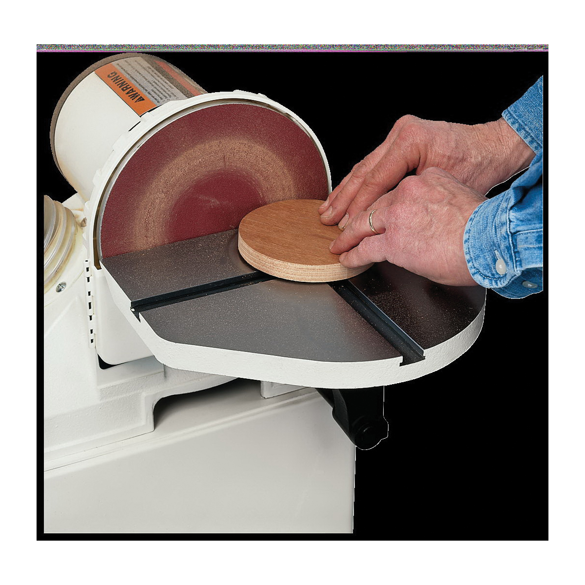 JET 708595 Benchtop Belt/Disc Sander, 115 V, 11 A, 48 in L x 6 in W Belt, 9 in Dia Disc - 3