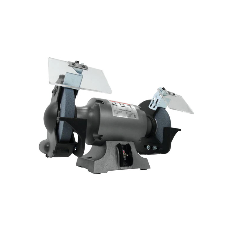 JET 577102 Bench Grinder, 115 V, 5 A, 420 W, 8 in Dia Wheel, 3450 rpm Speed - 2