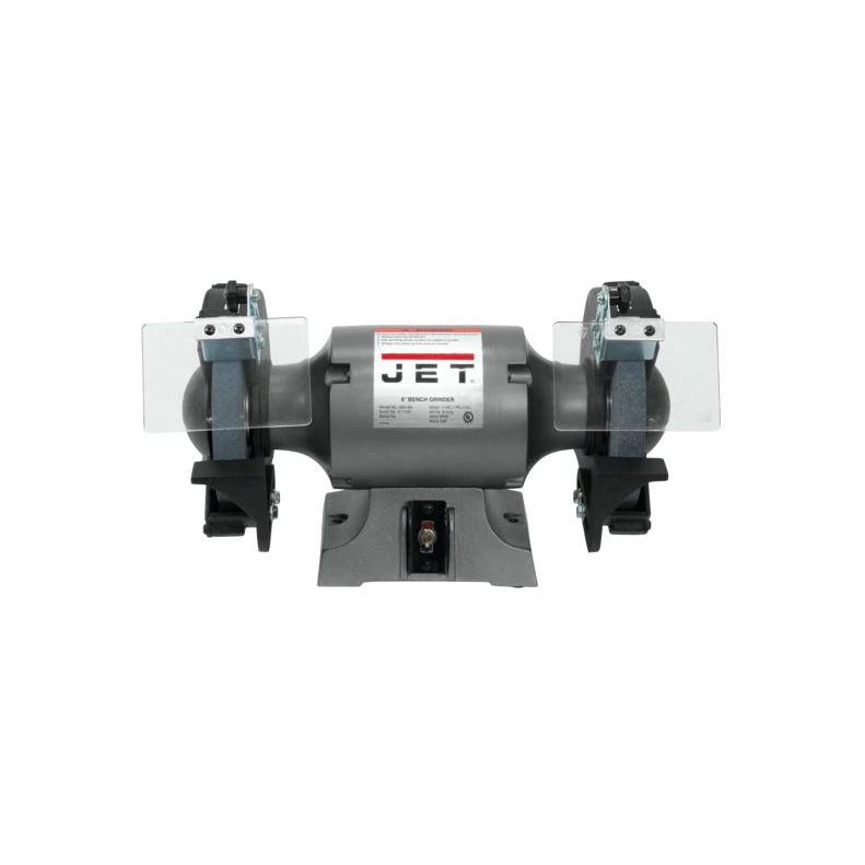 JET 577102 Bench Grinder, 115 V, 5 A, 420 W, 8 in Dia Wheel, 3450 rpm Speed - 4