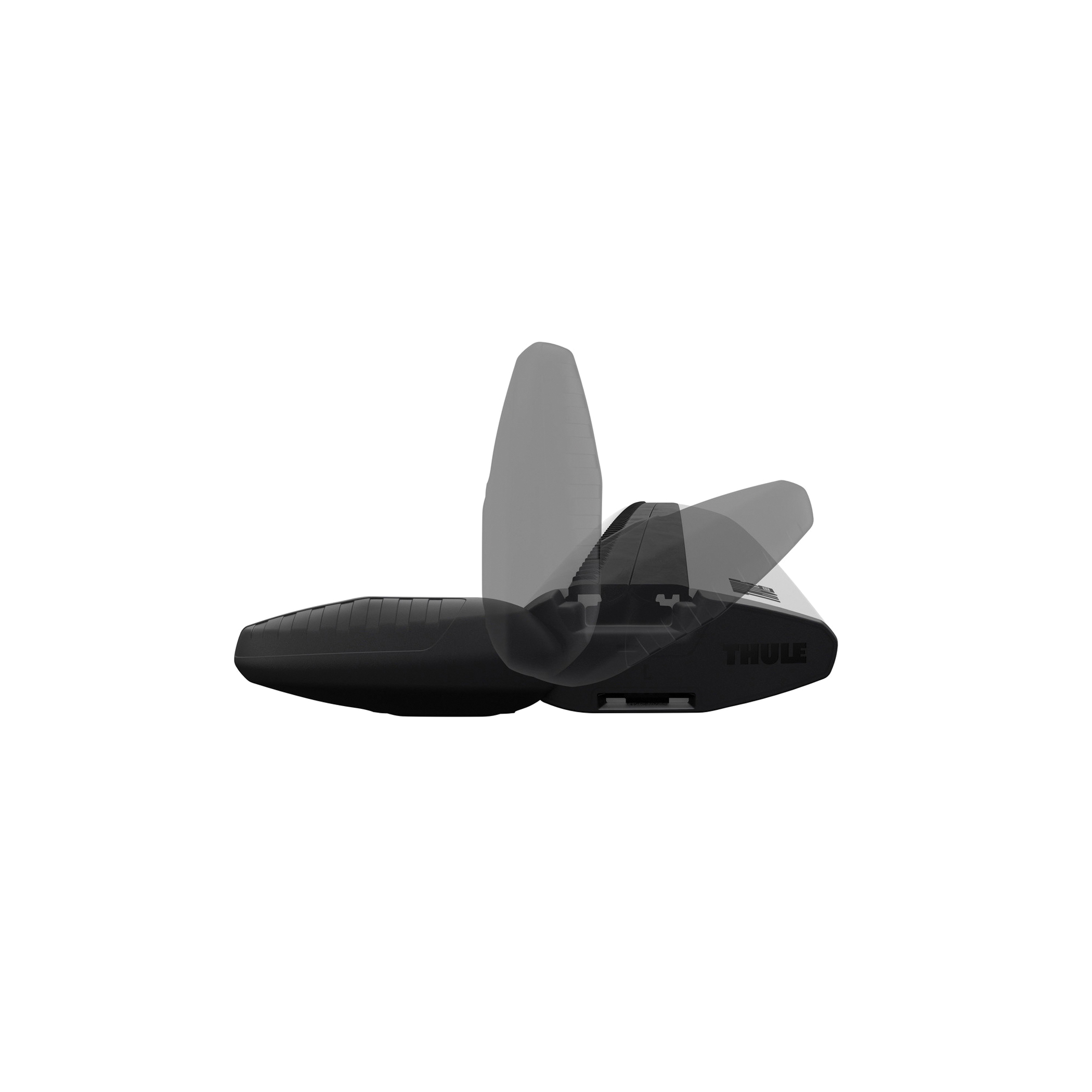 Thule WingBar Evo 711200 Roof Bar, Specifications: 220 lb Load Capacity, Aluminum, 47 in L, 2/PK - 3