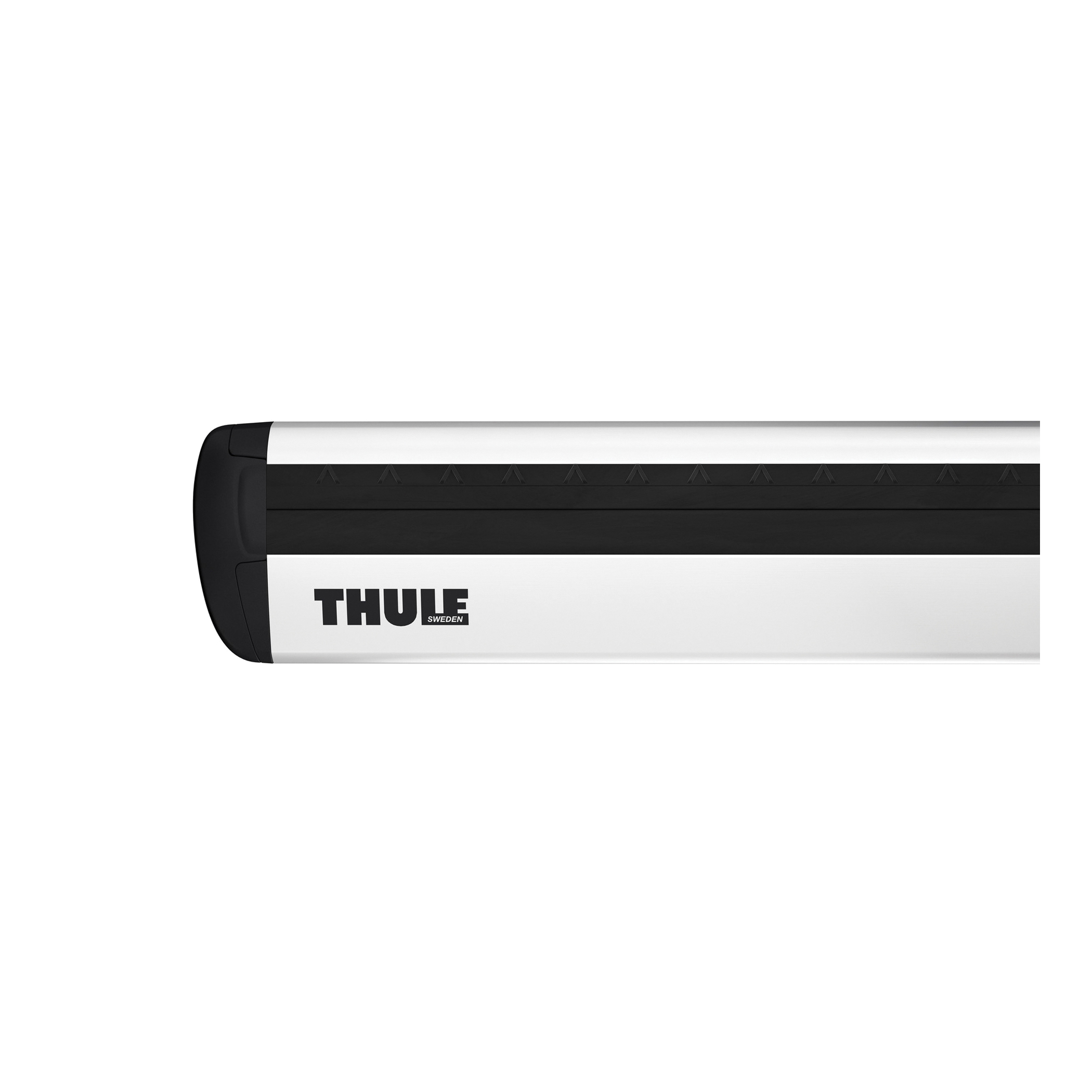 Thule WingBar Evo 711200 Roof Bar, Specifications: 220 lb Load Capacity, Aluminum, 47 in L, 2/PK - 4
