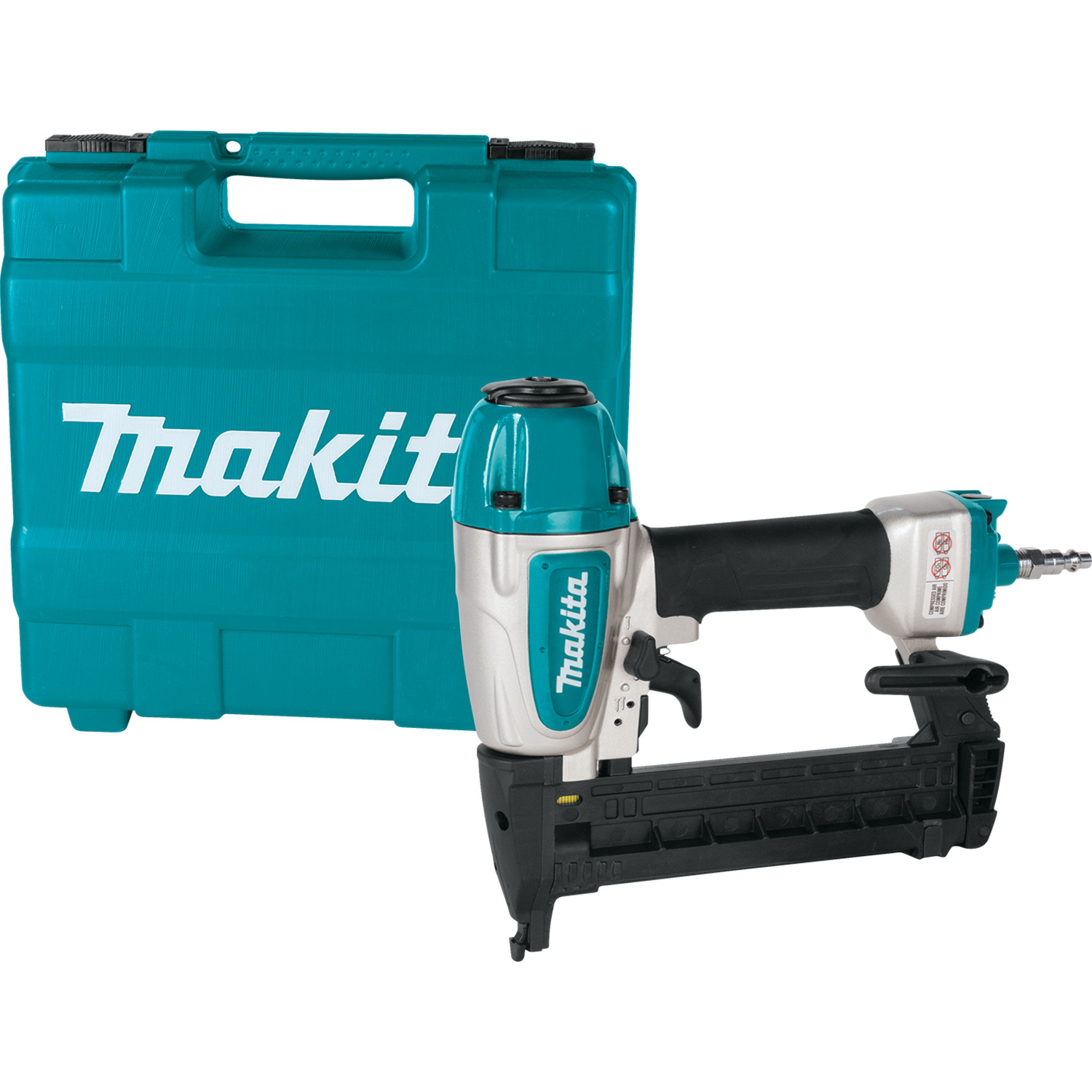 Makita AT638A Air Stapler, 1/4 in W Crown, 5/8 to 1-1/2 in L Leg, Narrow Crown Staple, 18 ga Magazine - 3