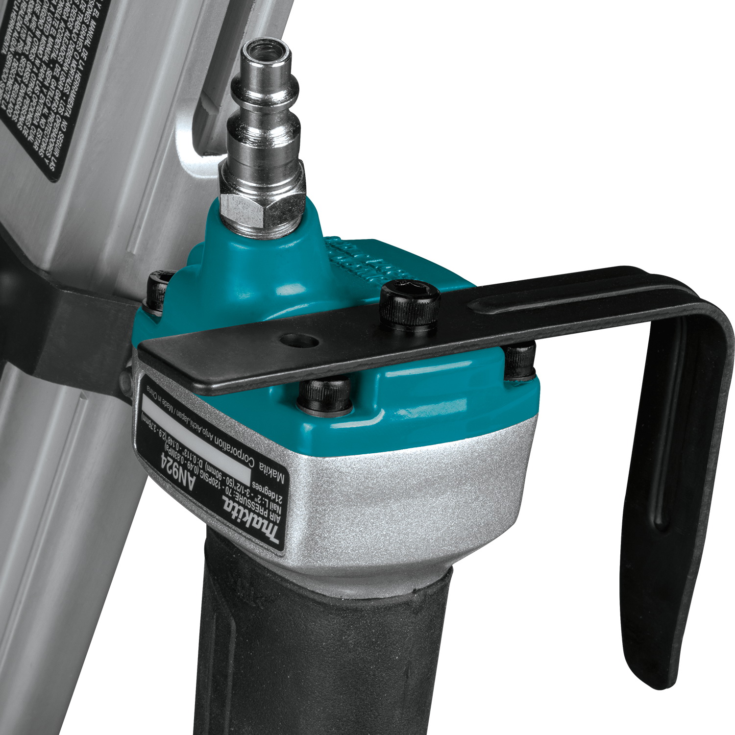 Makita AN924 Air Nailer, 21 deg Collation, 6.2 scfm Air - 2