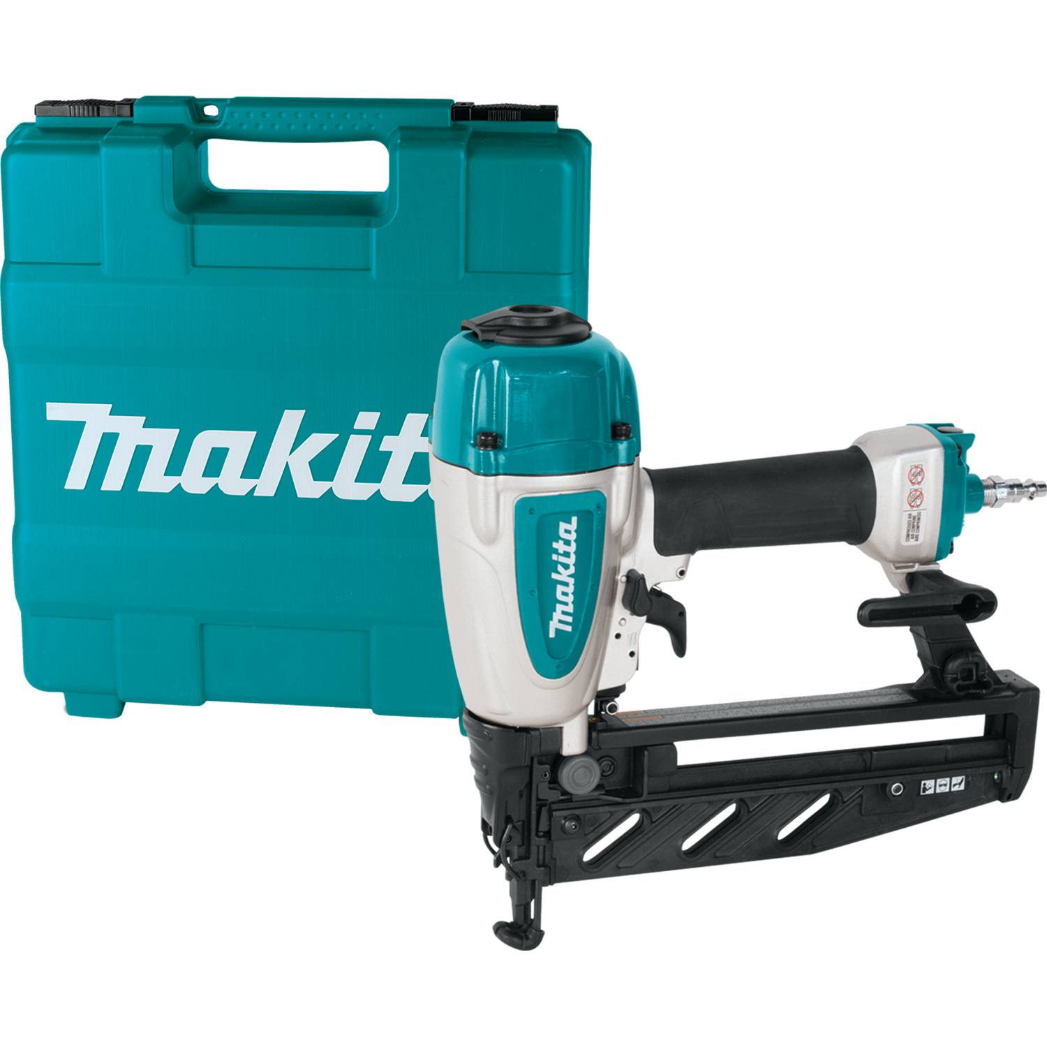 Makita AF601 Air Nailer, 16 ga Magazine, Straight Collation, 1 to 2-1/2 in Fastener, 2.8 scfm Air - 2