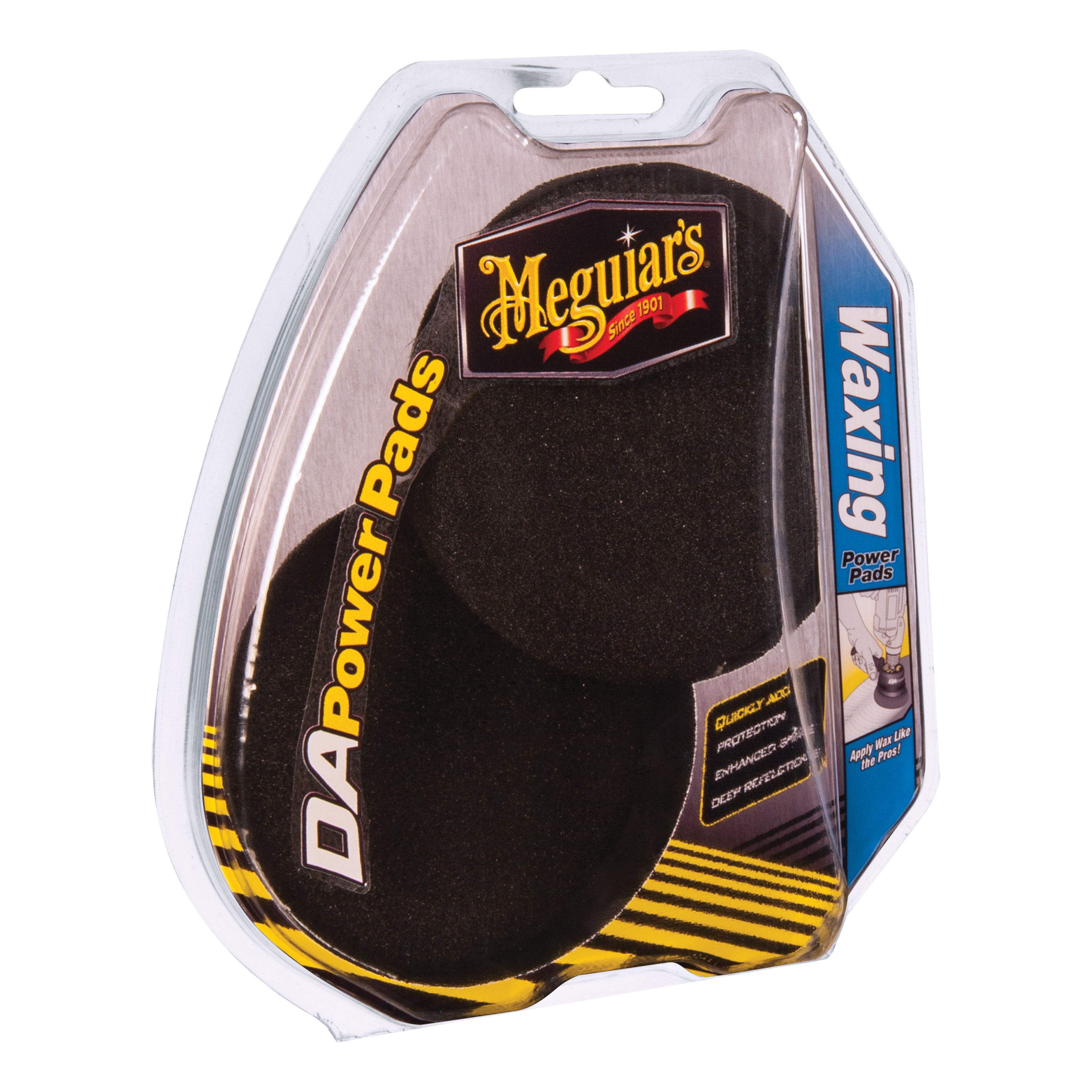 Meguiar's G3509 DA Waxing Power Pad, 4 in, Foam, Black - 2