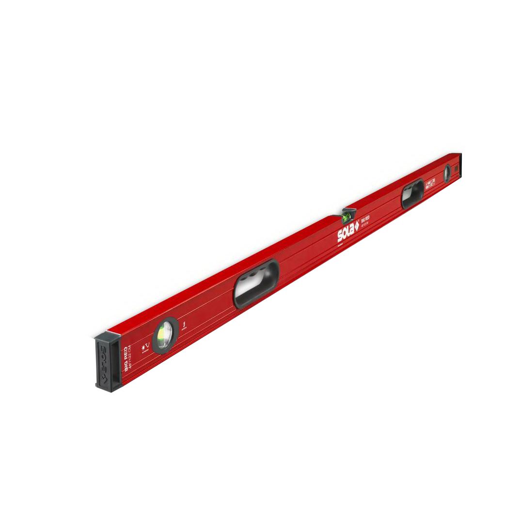 Sola LSB7832 Box Beam Level Set, 78, 32 in L, 3-Vial, Magnetic, Aluminum, Red - 2