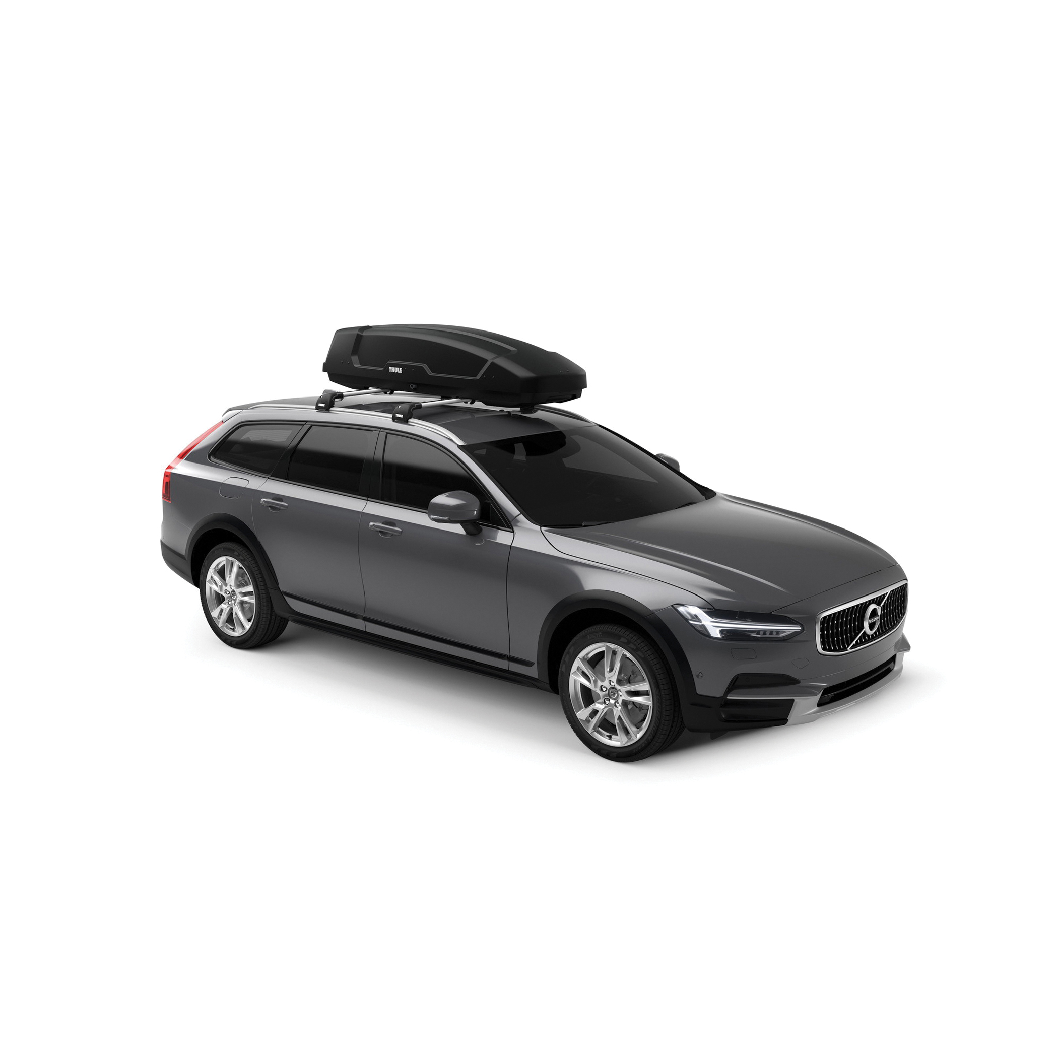 Thule 635801 Force Cargo Box, 165 lb Capacity, 82-3/4 in L, 33-3/4 in W, Black - 3
