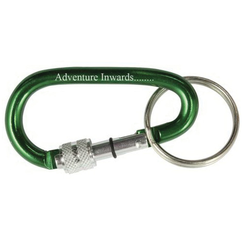 Bison 13LOCKS Key Chain, 3-1/8 in OAL, 1-1/4 in Dia Ring, Aluminum/Steel, Anodized - 4