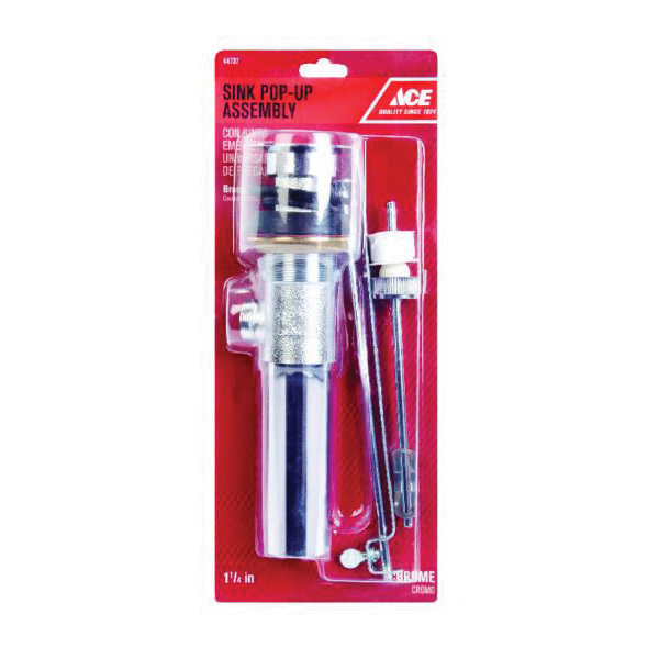 ACE ACE820-77 Pop-Up Drain Assembly, Polished - 2