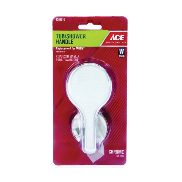 ACE A0080004 Faucet Handle, Metal, Chrome Plated, For: Moen Lavatory, Shower, Tub Faucets - 2