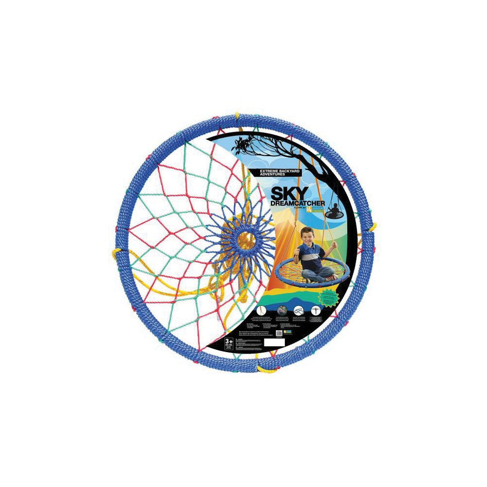 b4 ADVENTURE B4A.108 Dreamcatcher Swing, 500 lb, Steel Frame, Polypropylene Chain/Rope - 4