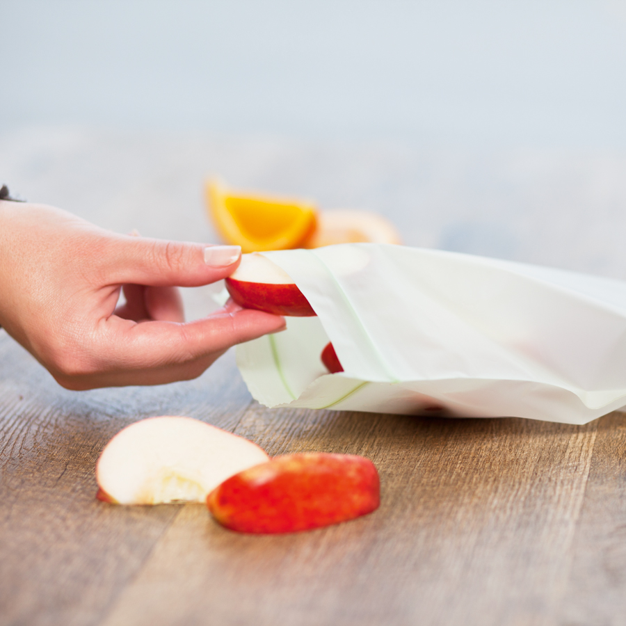 BioBag 190420 Resealable Sandwich Bag, 1.8 mil Thick - 2