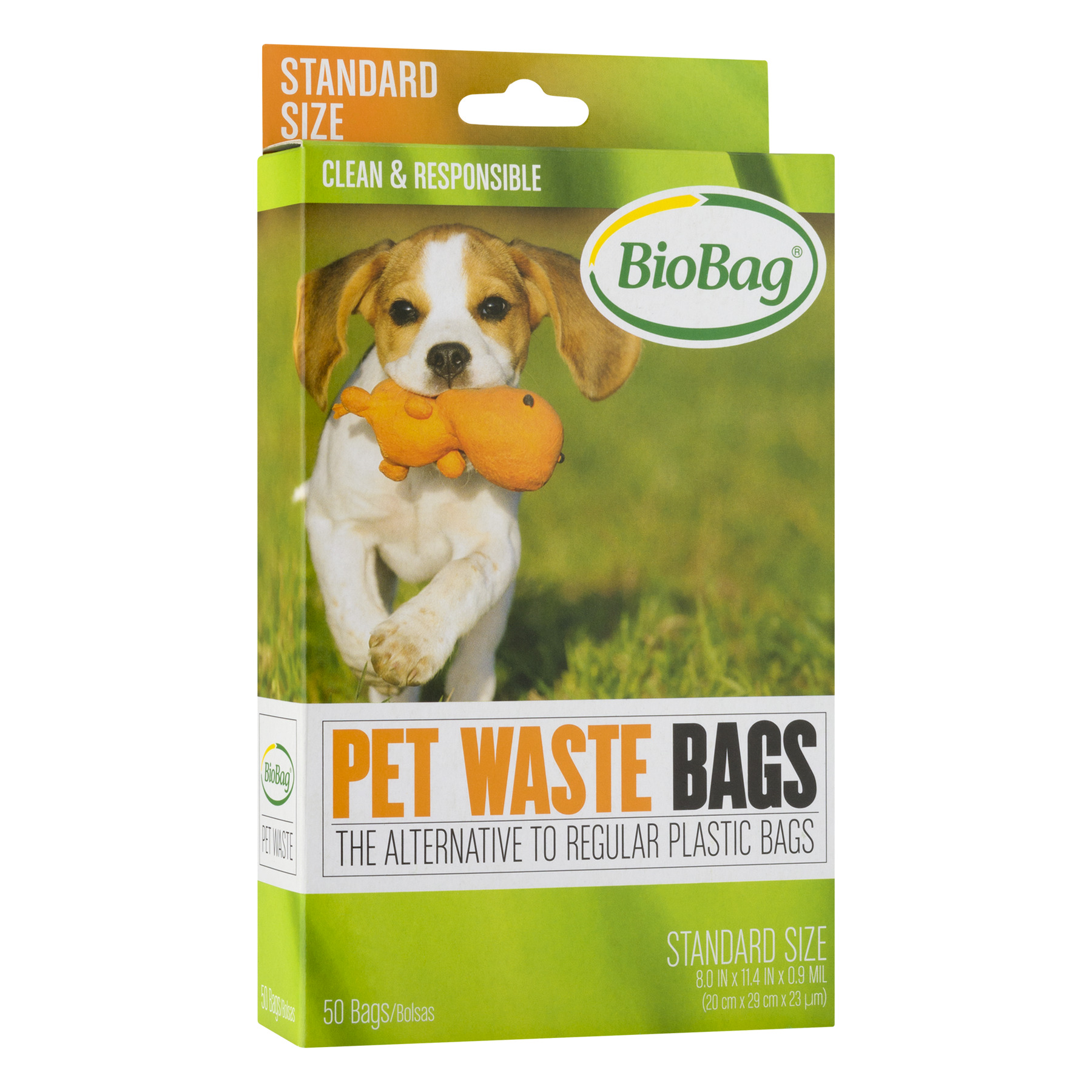 BioBag 187105 Pet Waste Bag, Resin, Green - 2