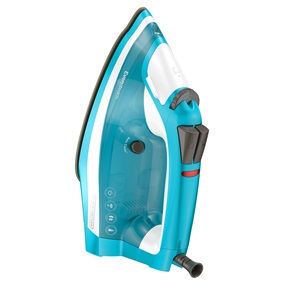 Black+Decker IR16X One-Step Steam Iron, 1200 W, Turquoise, Stainless Steel - 2