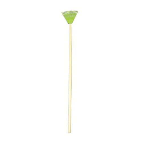Bloom 2104BL Shrub Rake, 53-1/8 in OAL, 14 -Tine, Poly Tine, Hardwood Handle, Ergonomic Handle, 47 in L Handle - 2
