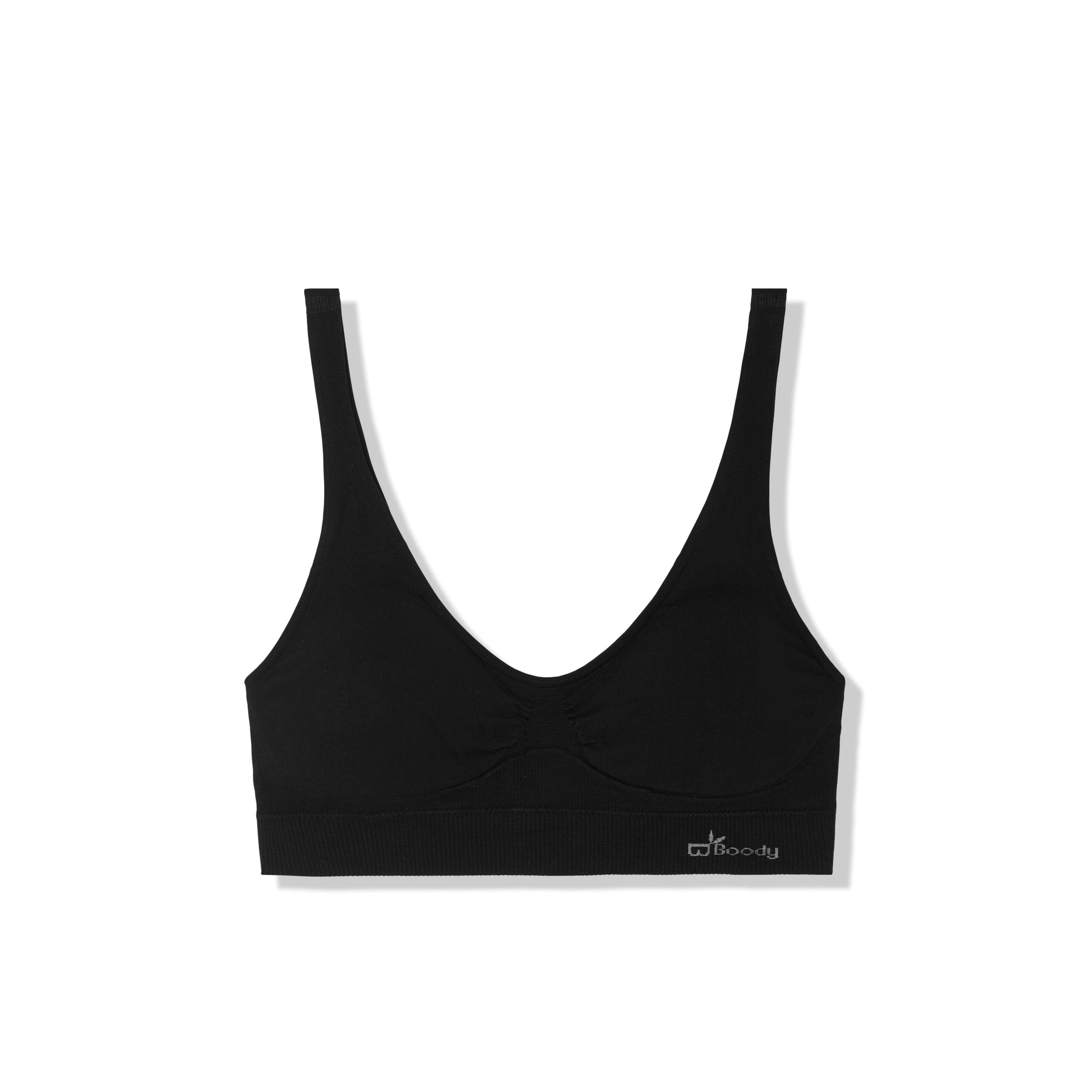 Boody BPBKXL Shaper Bra, XL, Nylon/Rayon/Spandex, Black - 3