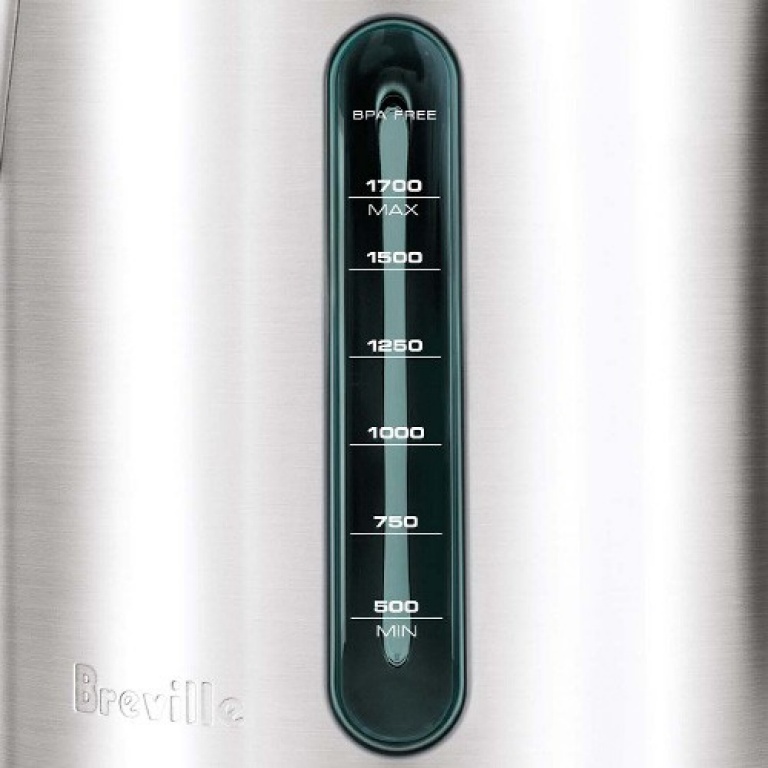 Breville BKE700BSS Soft Top Kettle, 57 oz Capacity, 1500 W, Stainless Steel, 8.9 in L, 8-1/2 in W, 9 in H - 3