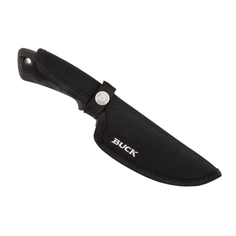 Buck 0685BKS-B Bucklite Knife, 4 in L Blade, Stainless Steel Blade, Rubber Handle, 8-7/8 in OAL - 2