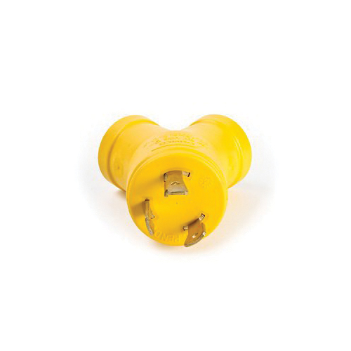 Camco USA 55433 Generator Adapter, 30, 15 A, 125 V, Male, Female - 3