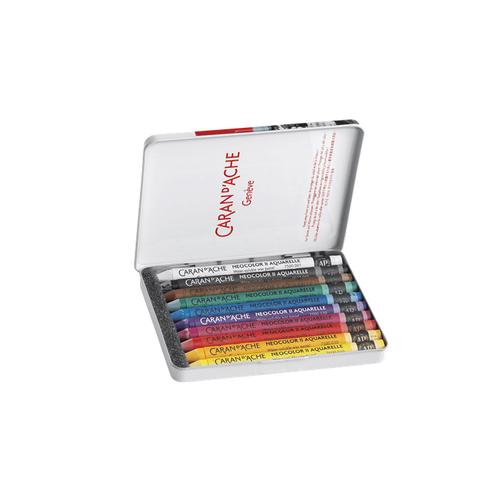 Caran d'Ache Neocolor II 7500-310 Pastel Crayon Set, Assorted - 2