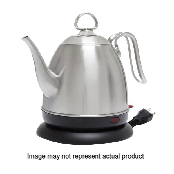 Chantal Mia Ekettle ELSL37-03MCP Electric Water Kettle, 32 oz Capacity, 1000 W, Stainless Steel, 11-1/8 in L, Copper - 1