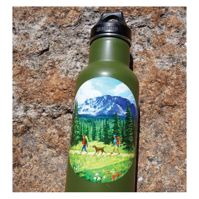 Sticker Art HittheTrail Art Sticker, Hit The Trail - 2