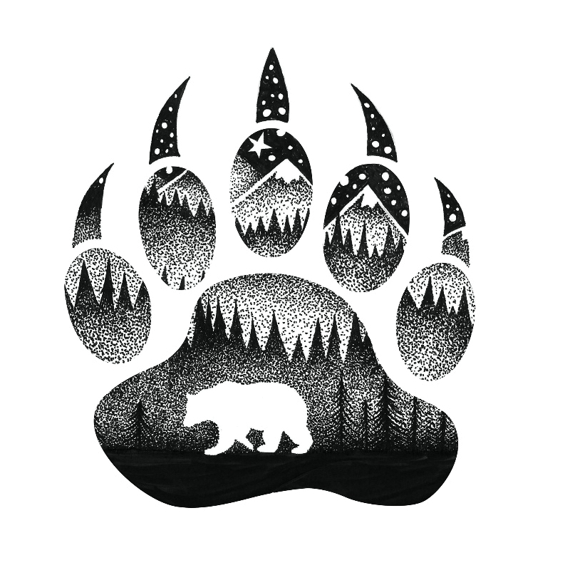 Sticker Art BEARPAW