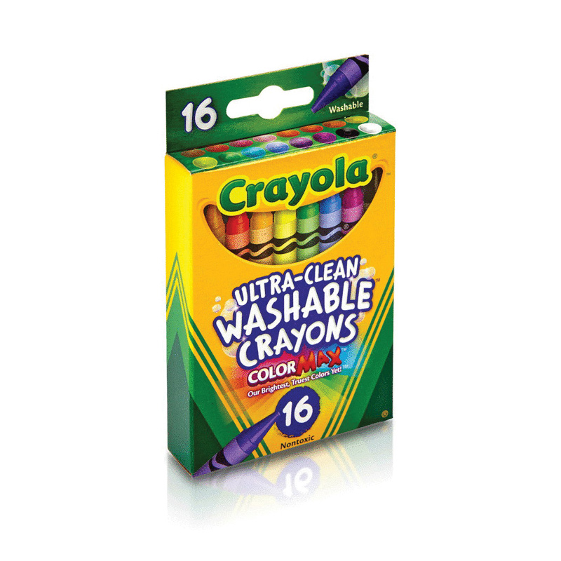 Crayola 52-3281 Washable Crayon, Assorted - 2