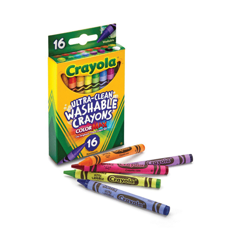 Crayola 52-3281 Washable Crayon, Assorted - 4