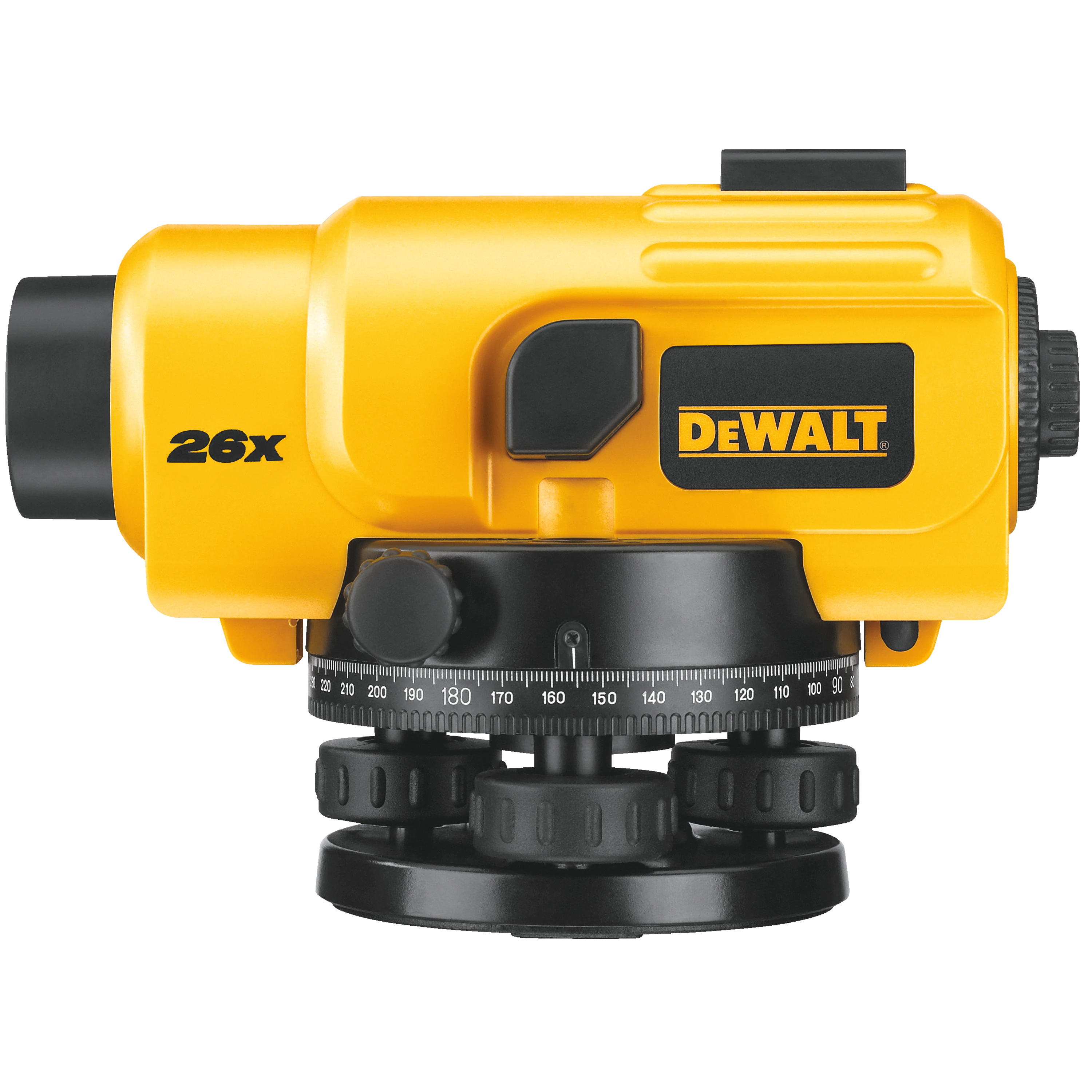 DEWALT DW096PK Auto Level Kit, 26X Magnification, 1 deg Vertical Graduation - 3