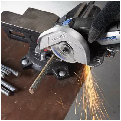 Dremel US510-01 Cutting Wheel, 3-1/2 in Dia, 0.049 in Thick, 60 Grit, Aluminum Oxide Abrasive - 2