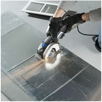 Dremel US510-01 Cutting Wheel, 3-1/2 in Dia, 0.049 in Thick, 60 Grit, Aluminum Oxide Abrasive - 3
