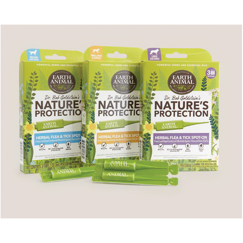 Earth Animal Nature's Protection 694 Flea and Tick Herbal Spot-On, 5 mL - 1